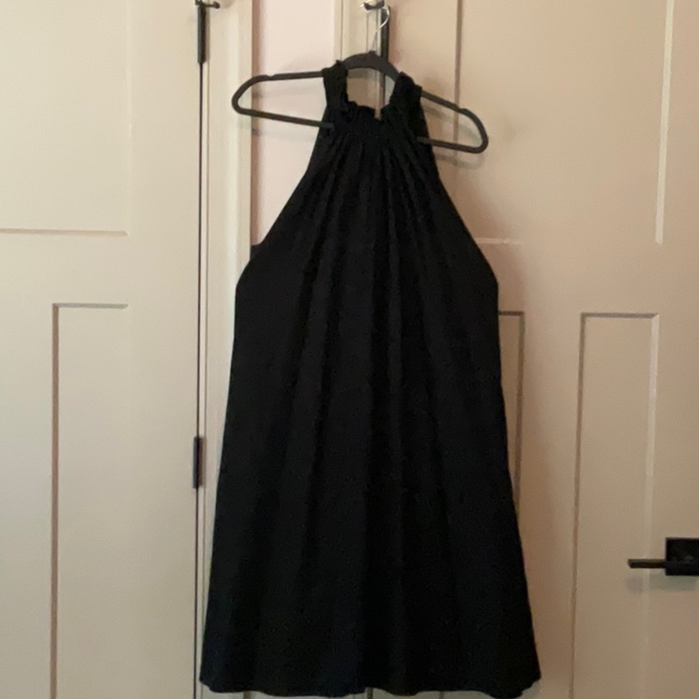 Banana Republic Black Halter Dress
